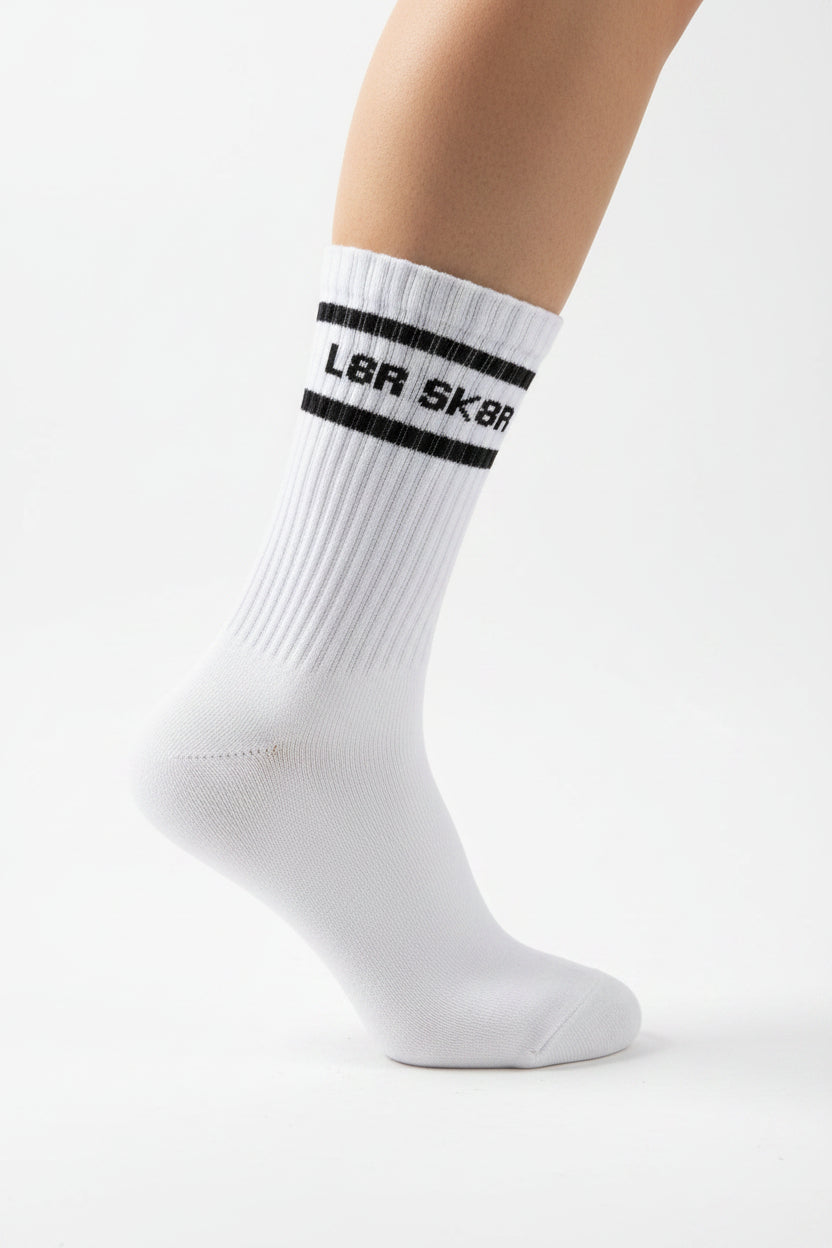 L8R SK8R Classic Crew Socks - 2PK