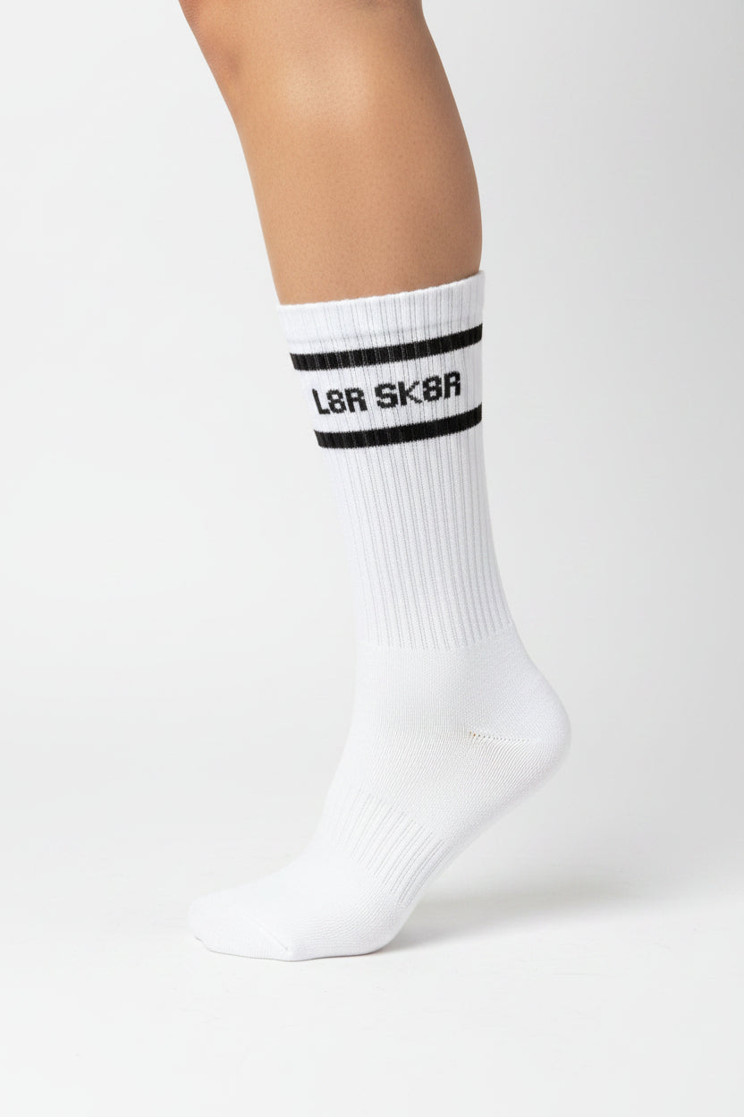 L8R SK8R Classic Crew Socks - 2PK