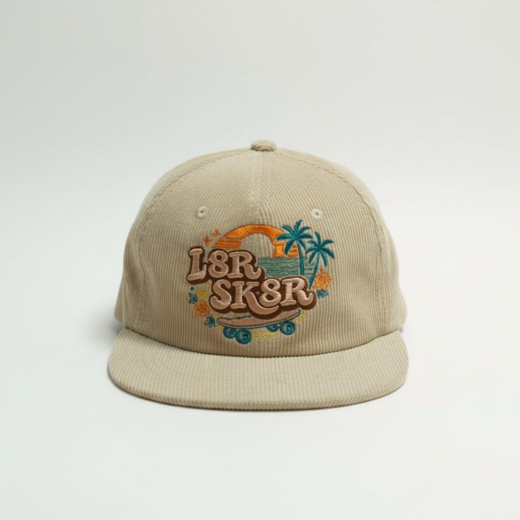 L8R SK8R Corduroy Cap