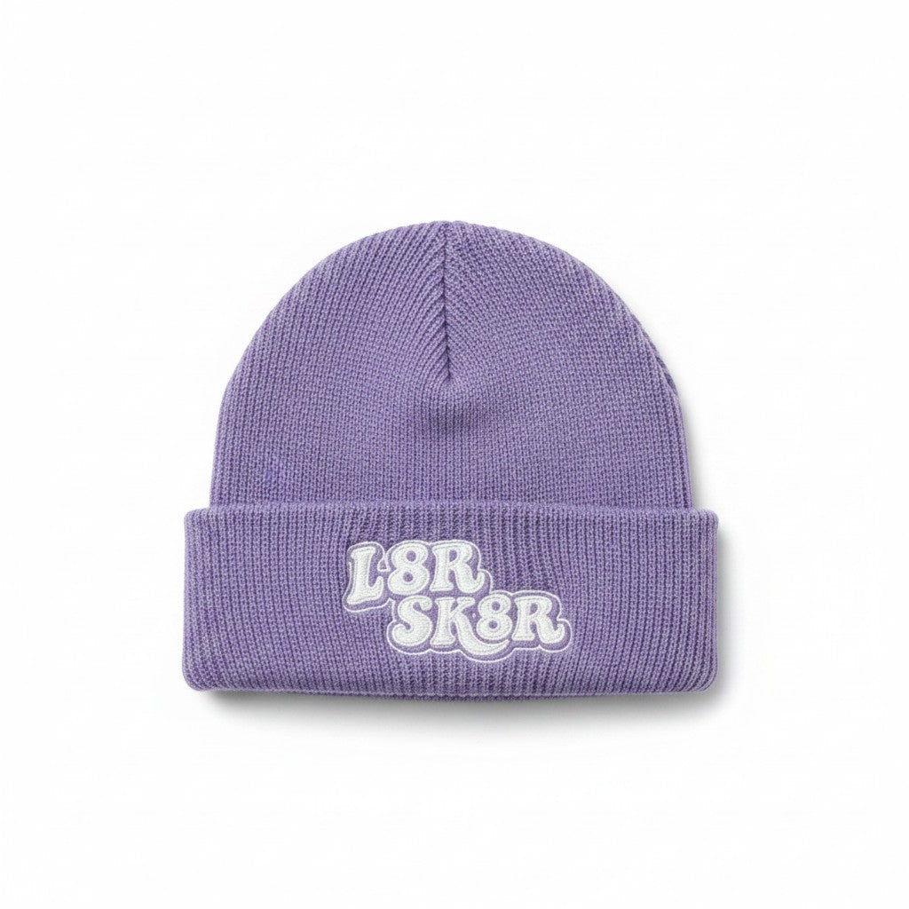 L8R SK8R Signature Kids Beanie