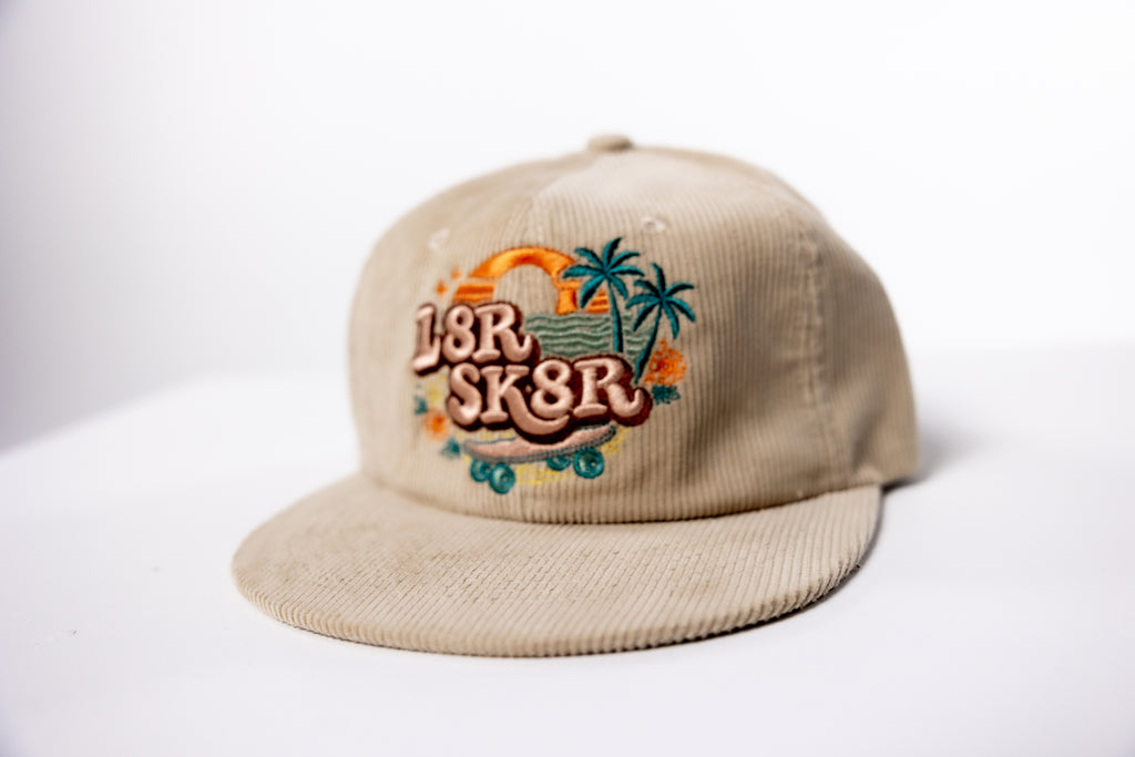 L8R SK8R Corduroy Cap