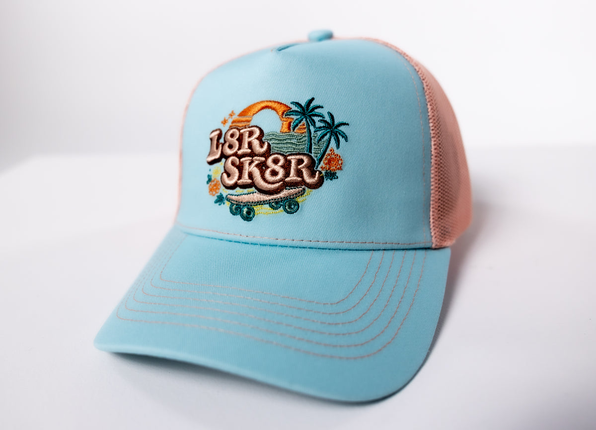 L8R SK8R Trucker Hat